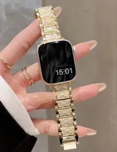 Apple Watch バンド ゴールド 45mm