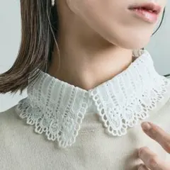 Kirakirashop/総レース デザイン 付け襟