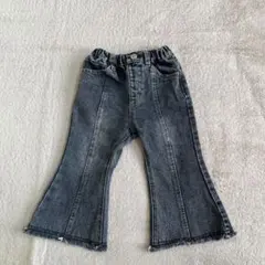 EDWIN Ou? フレアパンツ 90サイズ グレー