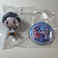 Re:ゼロから始める異世界生活 スバル ちょこのっこ ➕レムの缶バッジ(朝顔)