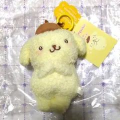 ポムポムプリン　びっくりぬいぐるみ　ピョーンマスコット サンリオ ポムポムプリン ピョーンマスコット びっくり ぬいぐるみ