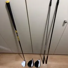M4.M1ドライバーヘッド、シャフト2本、RBZ 3W