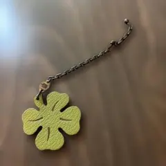 美品 HERMES エルメス キーホルダー チャーム クローバー ラッキー