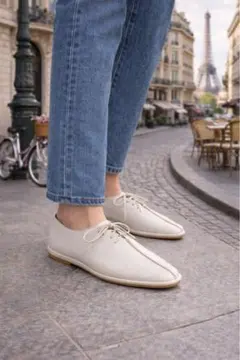 【新品未使用】Au BANNISTER レースアップ シューズ アイボリー 39