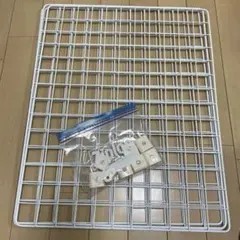 ワイヤーネット　52センチ✖️40センシ　4枚　接続クリック8個のサムネイル