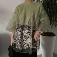 AMERI LULA TULLE EMBROIDERY SKIRT 黒 M 美品 - メルカリ
