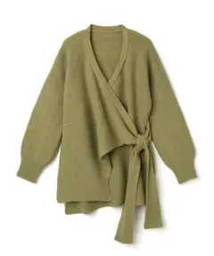 カシュクールカーディガン風ニット