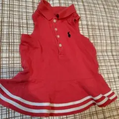 Polo Ralph Lauren ベビー ワンピース レッド　80サイズ