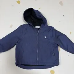 ポロベイビー　POLOBaby 春アウター　フード付きジャケット 上着 デニム風