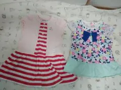 ミキハウス　Tシャツ　＆　ワンピース　90㎝　おまとめ
