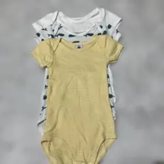 プチバトー　半袖ボディ　 24m/86cm