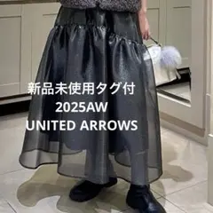 2025AW 新品未使用タグ付 ユナイテッドアローズ　スケルトンスカート　36