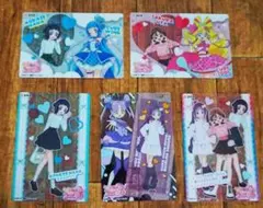 (5枚セット）■キミとアイドル！！ プリキュアクリアカード//CURE IDOL