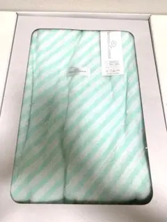 「訳あり」 ストライプ　タオルケット　未使用品