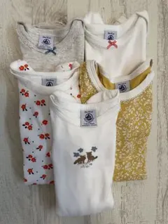 プチバトー　長袖ボディ　5枚