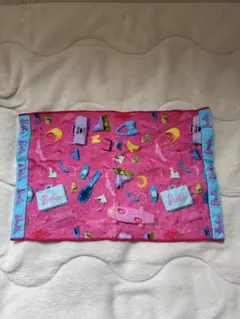 バービー タオルハンカチ ピンク