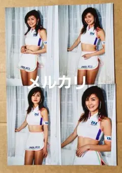 杉村陽子生写真 4枚⑩Weds Sportsレースクイーン（ハガキサイズ）（再