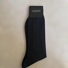 LANVIN ブラックソックス 25-26cm 新品のサムネイル