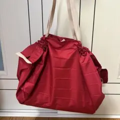 折りたたみ エコバッグ レッドのサムネイル
