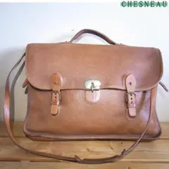 CHESNEAU シェノー レザーブリーフケース ENGLAND