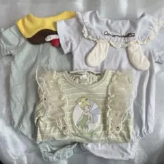 ロンパース　futafuta cottoli 70 80 3着セット