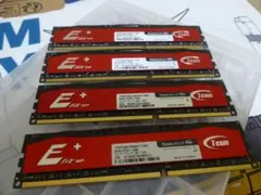 Team デスクトップ用メモリ DDR3 1600MHz ×4枚