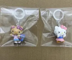 ハローキティ　めじるしアクセサリー　日焼けギャル　指ハート