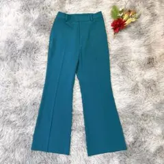 UNIQLO ユニクロ（F）ドレープフレアパンツ センタープレス 美脚効果