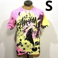 S 美品 STUSSY ステューシー タイダイ Tシャツ カットソー