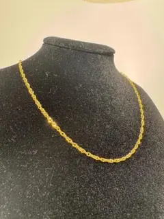 K18ゴールドリンクチェーンネックレス2.07g