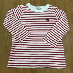 DOUBLE.B MIKIHOUSE ダブルビー ミキハウス ボーダー　ロンT