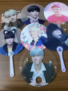 BTS 団扇ユンギ2つセット BTS ユンギ SUGA 団扇 うちわ - メルカリ
