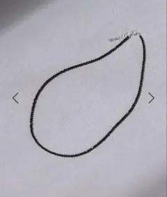 完売商品　キラキラビーズネックレス　ブラックのサムネイル
