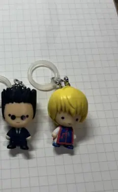HUNTER X HUNTER めじるしアクセサリー　クラピカ、レオリオ