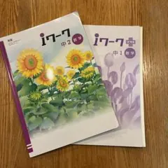 iワーク 中1 中2 数学 2冊セット