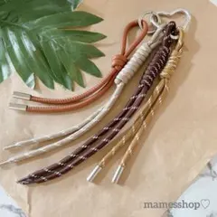 じゃらじゃらキーホルダー キーホルダーチャーム バックチャーム パラコード