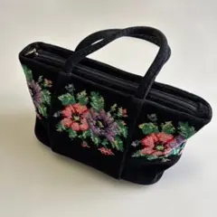 匿名配送⭐️ Feiler （フェイラー）花柄刺繍 ハンドバッグ