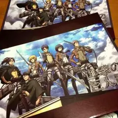 値下げ！進撃の巨人 バスタオル 2枚セット