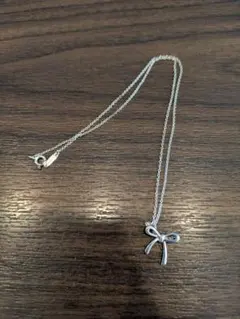 Tiffany & Co. ボウ リボン シルバー ネックレスのサムネイル