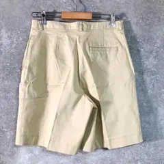 NIKE GOLF　ゴルフウェア　タック　ハーフパンツ　ベージュ　ジップアップのサムネイル