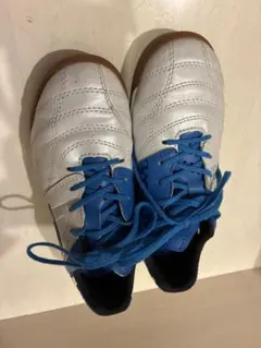 umbro フットサルシューズ ホワイト/ブルー　20cm