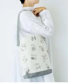 リンネル 12月号 付録 ムーミン大人デザイントートバッグ(未使用品)