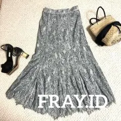 ✨FRAY I.Dレースフレアロングスカート ミント