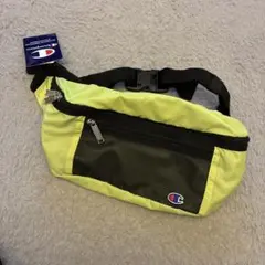 Champion チャンピオン　ボディバッグ イエロー 40×13×9cm