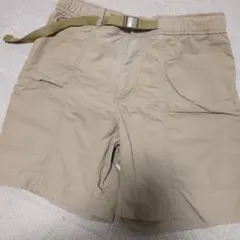 UNIQLOナイロンギアショーツベージュ ショートパンツ M