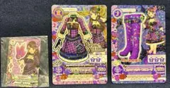 【アイカツ！】第４弾新品未使用 千鳥格子コーデ紫吹蘭