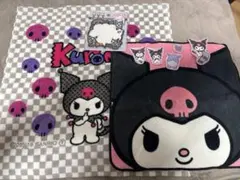 クロミ　ハンドタオル２枚とふせんのセット　おまけシール付き