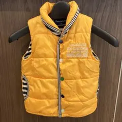 子供用イエローダウンベスト