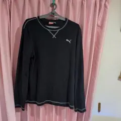 PUMA ブラック 長袖トレーナー L