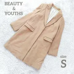 BEAUTY&YOUTHS　ビューティーアンドユース 　ウール　チェスターコート